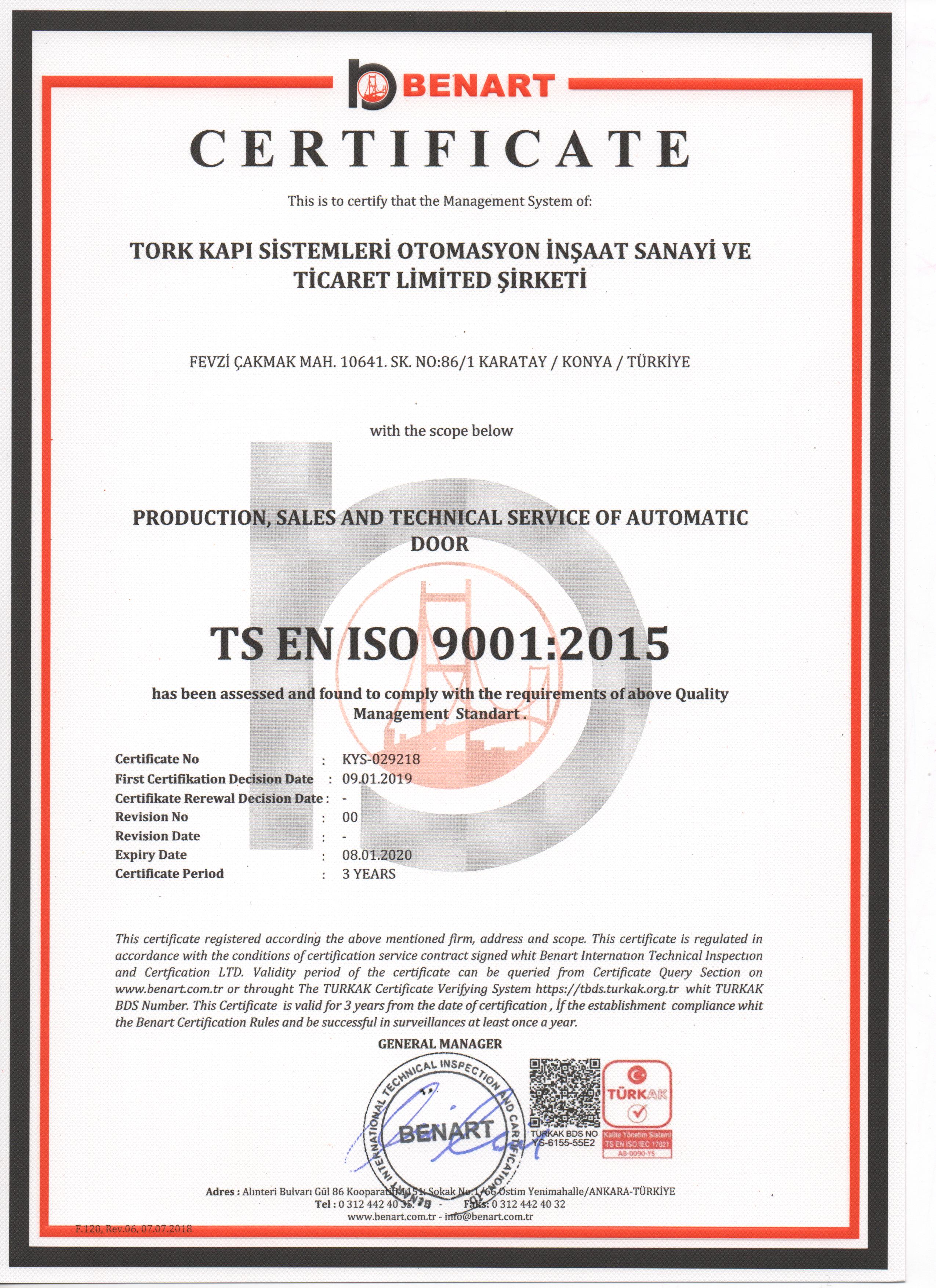 ISO-9001-YNGYLYZCE